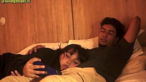 Oops Swallowing Stepdad's Cock While Movie Watching Almost Caught