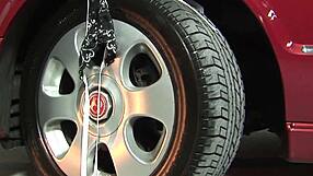 dude fucks lingerie babe doggystyle in car with cumshot facial finish