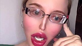 part 1 russian girl shares her story with thick accent and glasses