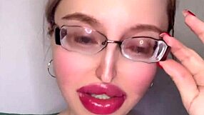 part 1 russian girl shares her story with thick accent and glasses