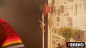 Brujo peruano tricks seductive big tits Colombian into wild fetish fuck lies exposed