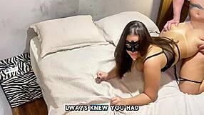 my unfaithful wife gets fucked hard by two bbc right in front of her cuckold husband