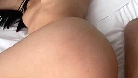 beautiful big booty alex coal bends over for homemade doggystyle pussy pounding