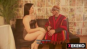 Brujo peruano tricks seductive big tits Colombian into wild fetish fuck lies exposed