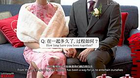 we're married now fucking for the first time as asian hot wife in lingerie