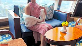 we're married now fucking for the first time as asian hot wife in lingerie