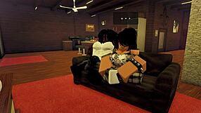 Friend's Girlfriend Sneaks Over and Cheats with My Big Black Cock Like a Total Slut!