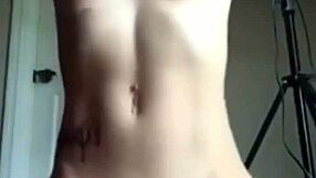 Glamcore Babe Worships Feet Bent Over for Fingering