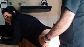 his best friend bends me over in the kitchen while he watches tv