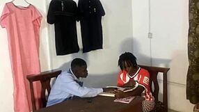 Fake tailor pounds my ass doggy with huge cock for quick work