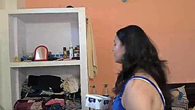 Beauty from Dehradun romances in kitchen and bathroom then gets hardcore fucked on bed by husband