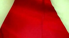 gretala stands tall pissing in steamy balloon fetish display