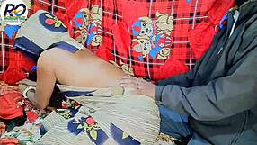 desi bhabhi's village massage turns into milky breast feed and rough sex