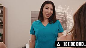 Horny Oiled Hime Marie Melissa Stratton Strap-On DP Masseuse Nicole Doshi