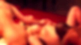 perverted lesbian friend devours blonde's huge boobs!