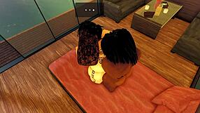 Friend's Girlfriend Sneaks Over and Cheats with My Big Black Cock Like a Total Slut!