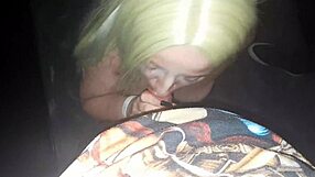 Married Blondie Gapes at Glory Hole for Bareback Cum!