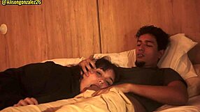 Oops Swallowing Stepdad's Cock While Movie Watching Almost Caught