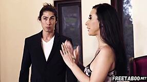 Milf Lily Lane alone with Asian stud David Lee full taboo fuck