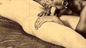 Vintage women bare hairy pussies in outdoor interracial retro adventures