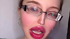 part 1 russian girl shares her story with thick accent and glasses