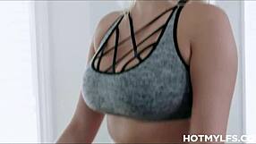 Big ass big tits cheating milf wife vanessa cage orgasms hard from trainer's monster cock fuck