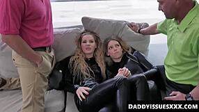 Stepdads Punish Our Vaginas Hard For Stealing! Feel The Thrusts?