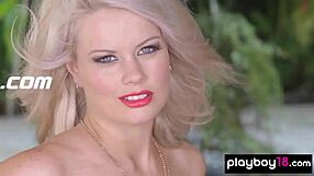 all natural blonde australian model alana wolfe bares her perfect shaved pussy