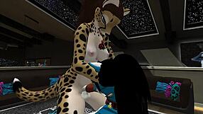 Suggestive Sunny Craves Furry Double Fuck