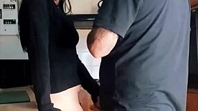 his best friend bends me over in the kitchen while he watches tv