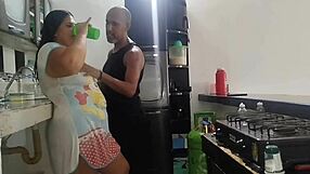 curvy latina bbw seduced by cuñado ends with cum filled vagina after doggystyle