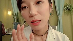 wow! babe's natural tits bounce in relaxing asmr teen sex checkup