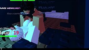 Roblox slut's big ass and tits keep craving more rough pounding sex