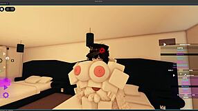 dxrk's futanari big ass tits monster cock pounds relentlessly in v2