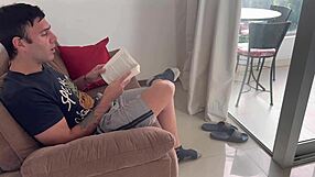 cleaner teen ordered to deepthroat boss cock during job blowjob