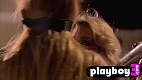 perverted lesbian friend devours blonde's huge boobs!