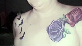 Chubby ginger milf rides daddy's cock with wet pussy dripping