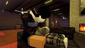 Friend's Girlfriend Sneaks Over and Cheats with My Big Black Cock Like a Total Slut!