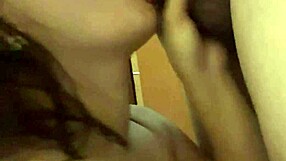 pinay lover sneaks into bathroom for steamy intimate moment