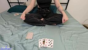 we played strip cards with classmate then fucked pov with dirty talk