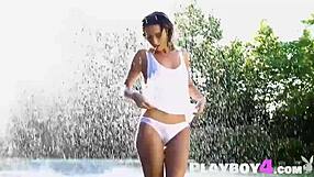 dig this wet milf cara mell stripping her perfect body