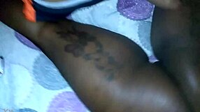 Rough ebony homemade pov with tattooed babe taking massive bbc cumshot pounding