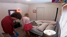 Cheating Neighbor's Wife Caught Bent Over Big Cock Creampie Cam
