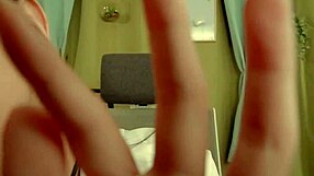 wow! babe's natural tits bounce in relaxing asmr teen sex checkup
