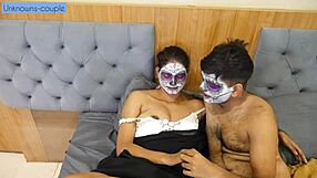 desi housewife moans for husband's monster cock in passionate pussy ride!