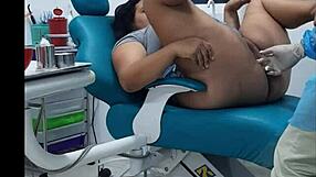 Dentist appointment ends with huge cock deep in my eager mouth