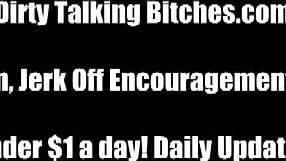 Dirty Talking Mistress Gives Jerk Off Instructions Before Letting You Cum