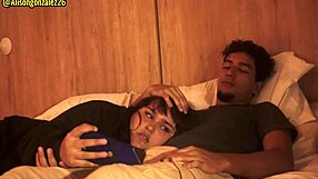 Oops Swallowing Stepdad's Cock While Movie Watching Almost Caught