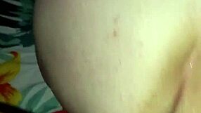 Squirting tattooed slut screams taking huge BBC doggystyle bent over