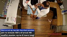 jackie banes humiliates patient spreading small tits in latex nurse hospital exam